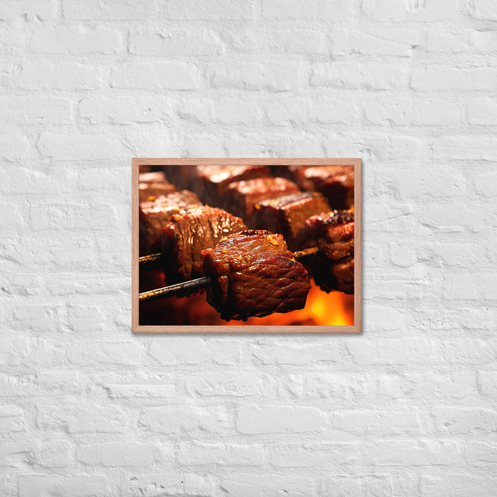 Churrasco Framed poster 🤤 from Yumify.AI