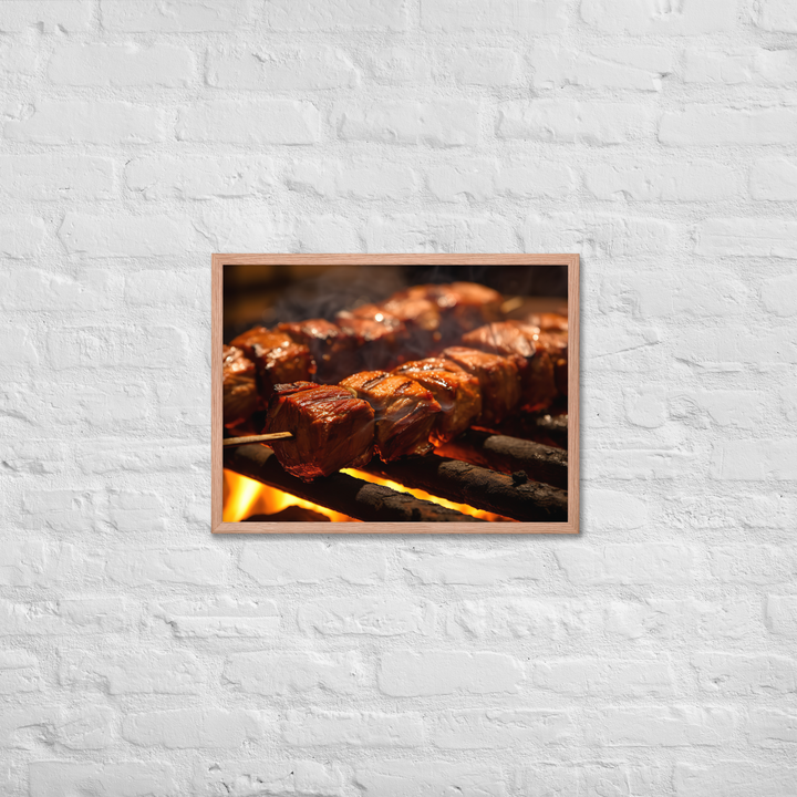 Churrasco Framed poster 🤤 from Yumify.AI