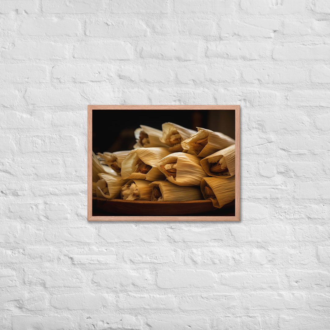 Tamales Framed poster 🤤 from Yumify.AI