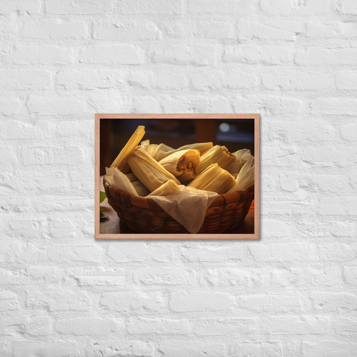 Tamales Framed poster 🤤 from Yumify.AI