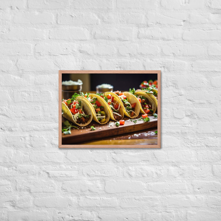 Tacos Framed poster 🤤 from Yumify.AI