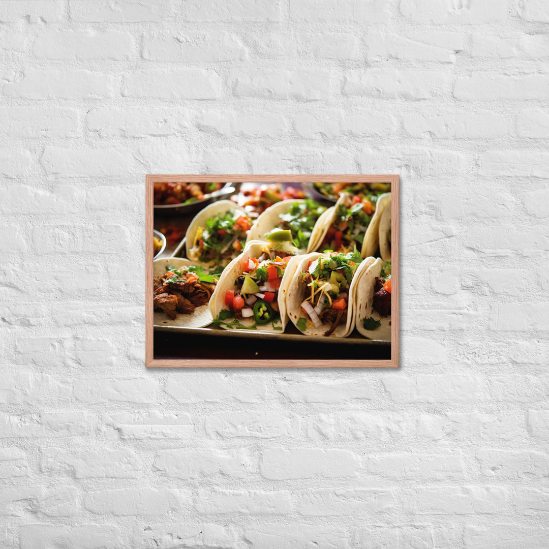 Tacos Framed poster 🤤 from Yumify.AI