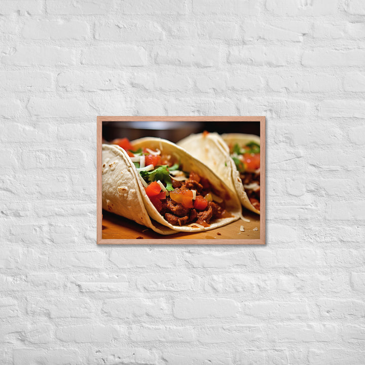 Tacos Framed poster 🤤 from Yumify.AI