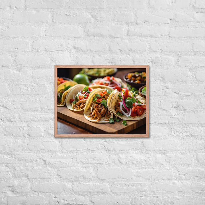 Tacos Framed poster 🤤 from Yumify.AI