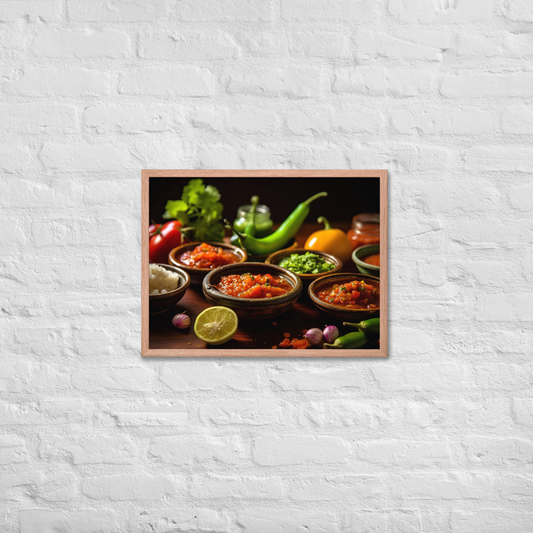 Salsa Framed poster 🤤 from Yumify.AI