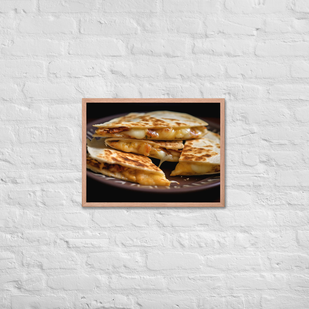 Quesadillas Framed poster 🤤 from Yumify.AI