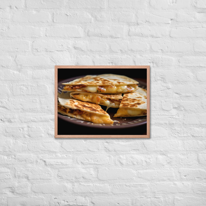 Quesadillas Framed poster 🤤 from Yumify.AI