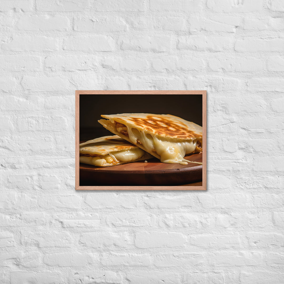 Quesadillas Framed poster 🤤 from Yumify.AI