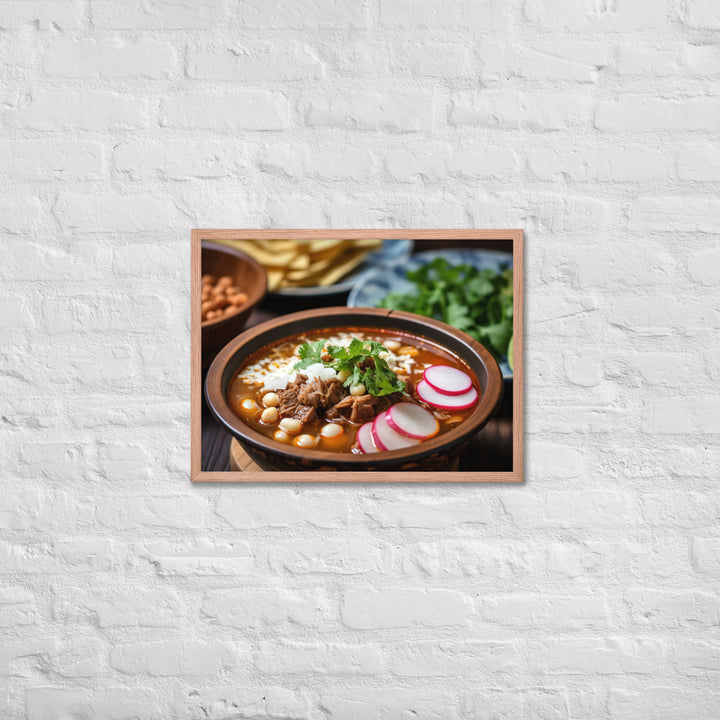 Pozole Framed poster 🤤 from Yumify.AI