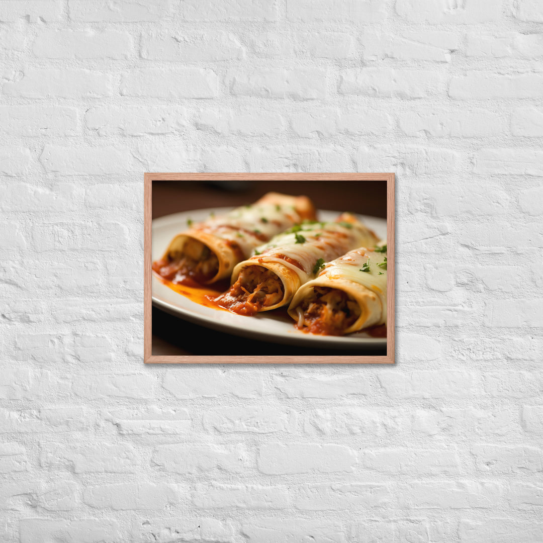 Enchiladas Framed poster 🤤 from Yumify.AI