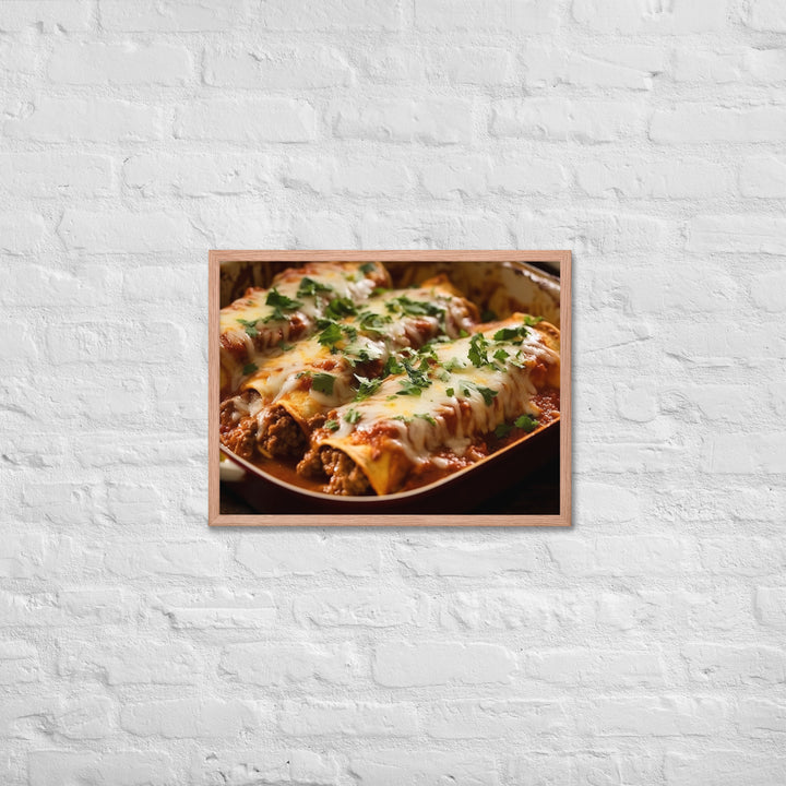 Enchiladas Framed poster 🤤 from Yumify.AI