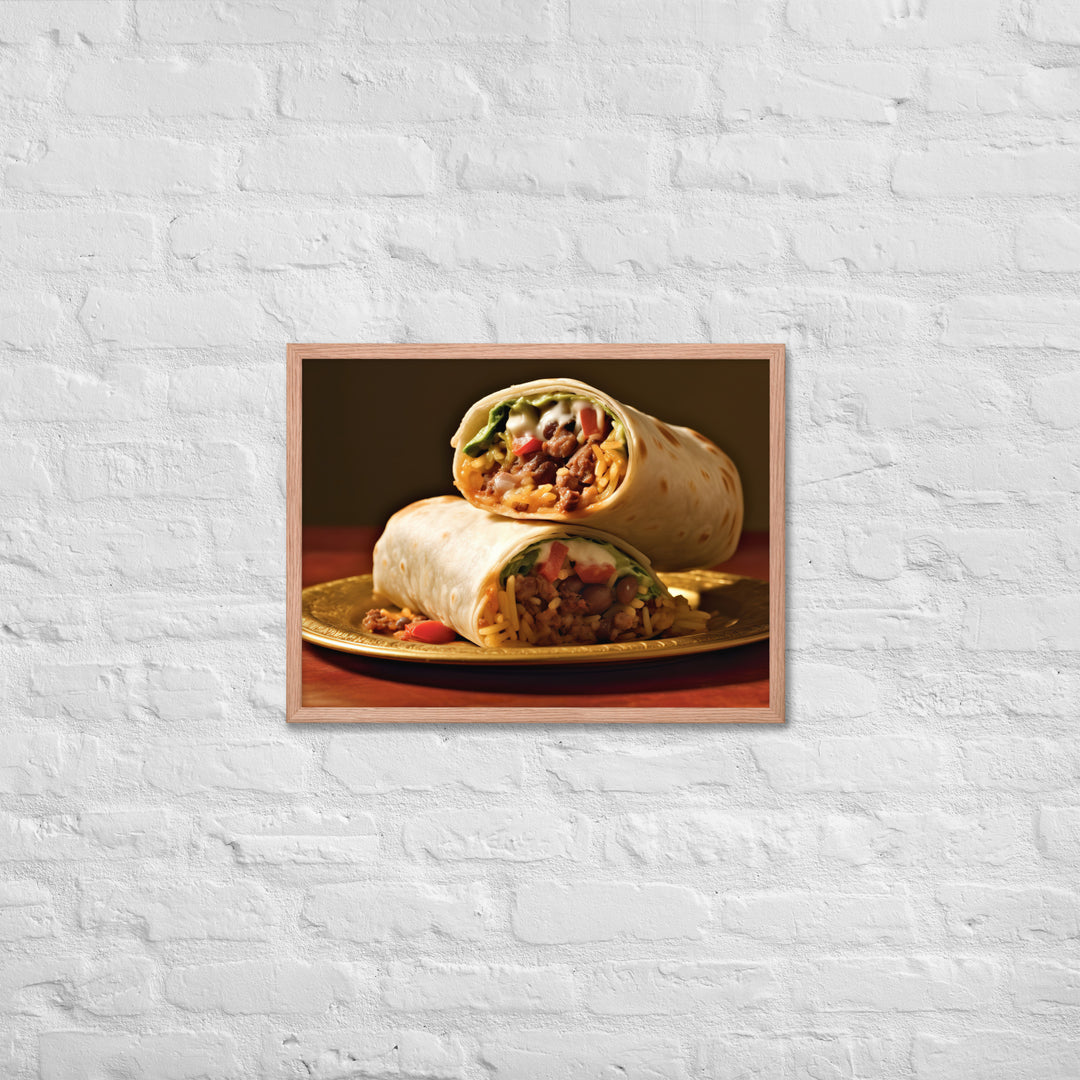 Burritos Framed poster 🤤 from Yumify.AI