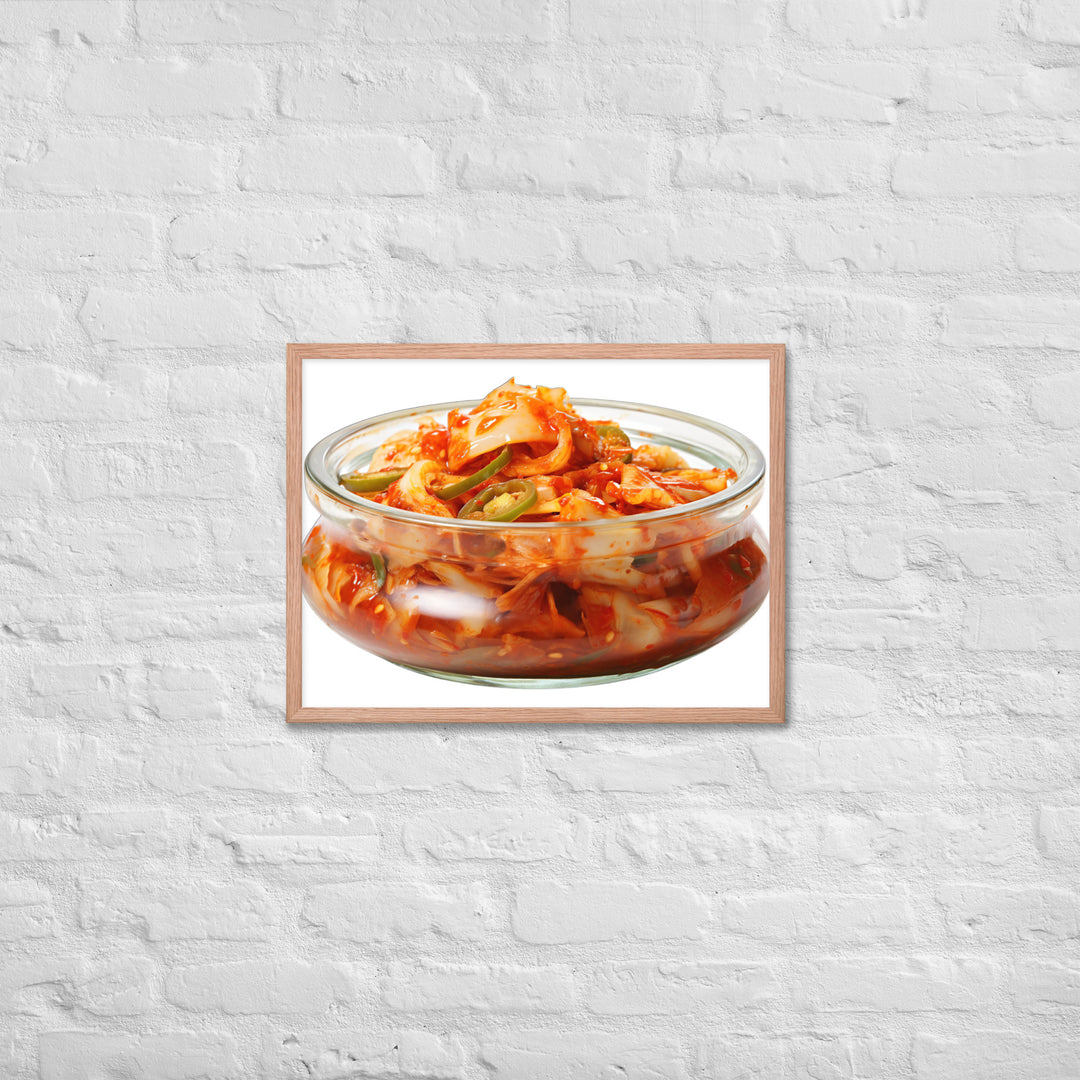 Spicy Traditional Kimchi Framed poster 🤤 from Yumify.AI