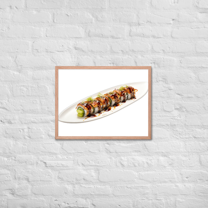 Creamy Eel Unagi Roll Framed poster 🤤 from Yumify.AI