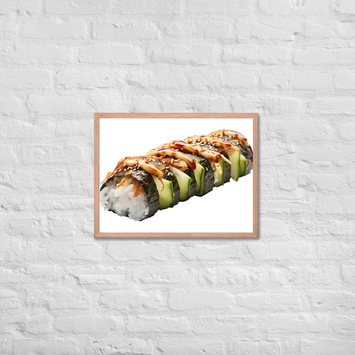 Creamy Eel Unagi Roll Framed poster 🤤 from Yumify.AI