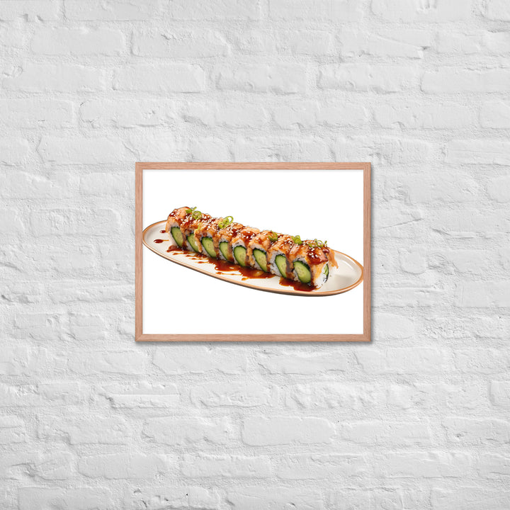 Creamy Eel Unagi Roll Framed poster 🤤 from Yumify.AI