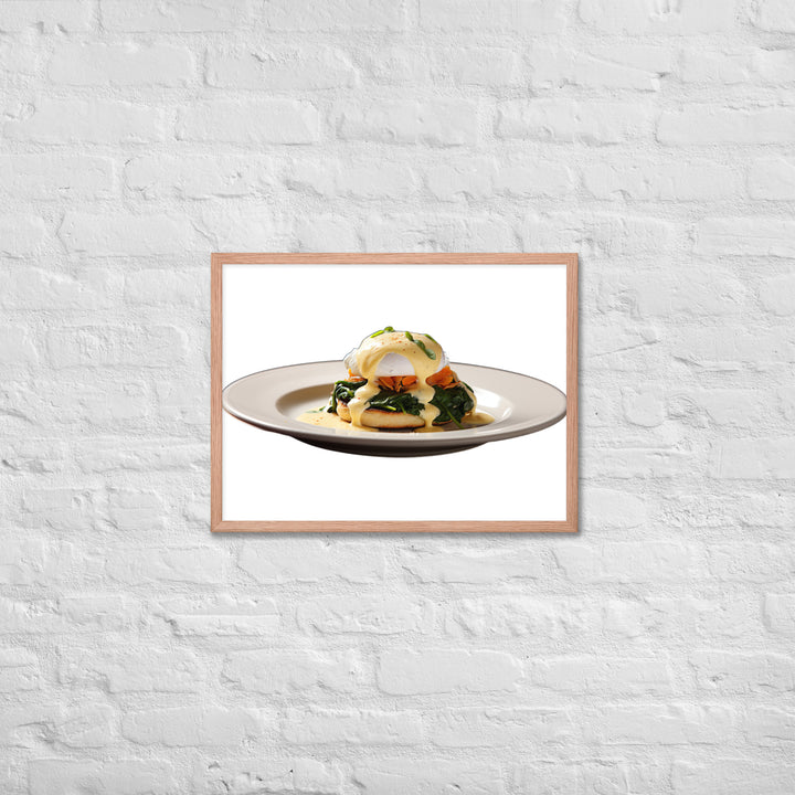 Florentine Eggs Benedict Framed poster 🤤 from Yumify.AI