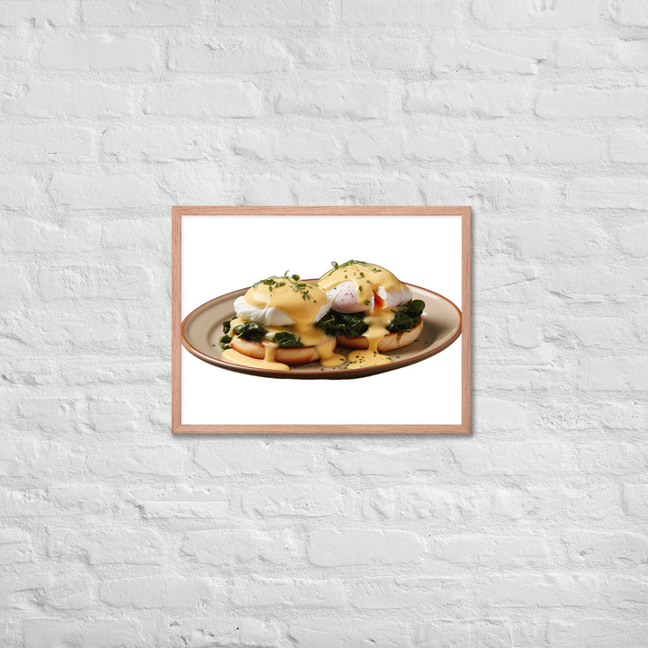 Florentine Eggs Benedict Framed poster 🤤 from Yumify.AI