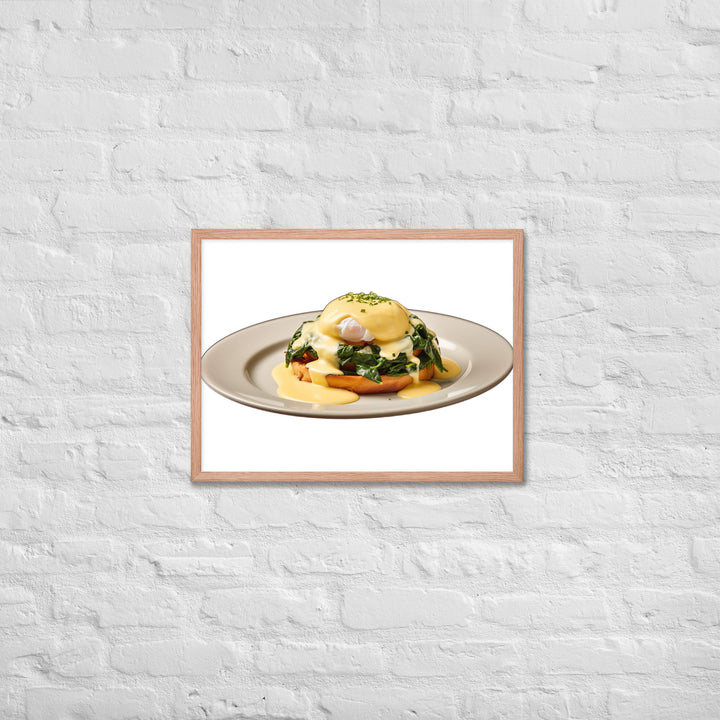 Florentine Eggs Benedict Framed poster 🤤 from Yumify.AI