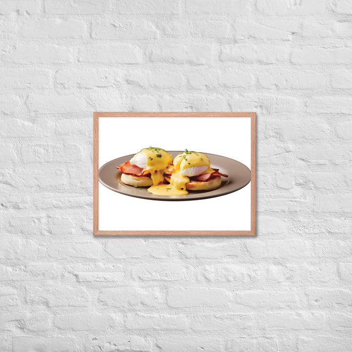 Classic Eggs Benedict Framed poster 🤤 from Yumify.AI