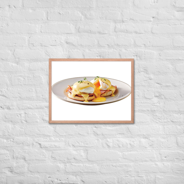 Classic Eggs Benedict Framed poster 🤤 from Yumify.AI