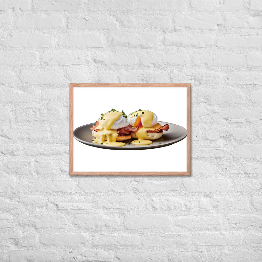 Classic Eggs Benedict Framed poster 🤤 from Yumify.AI