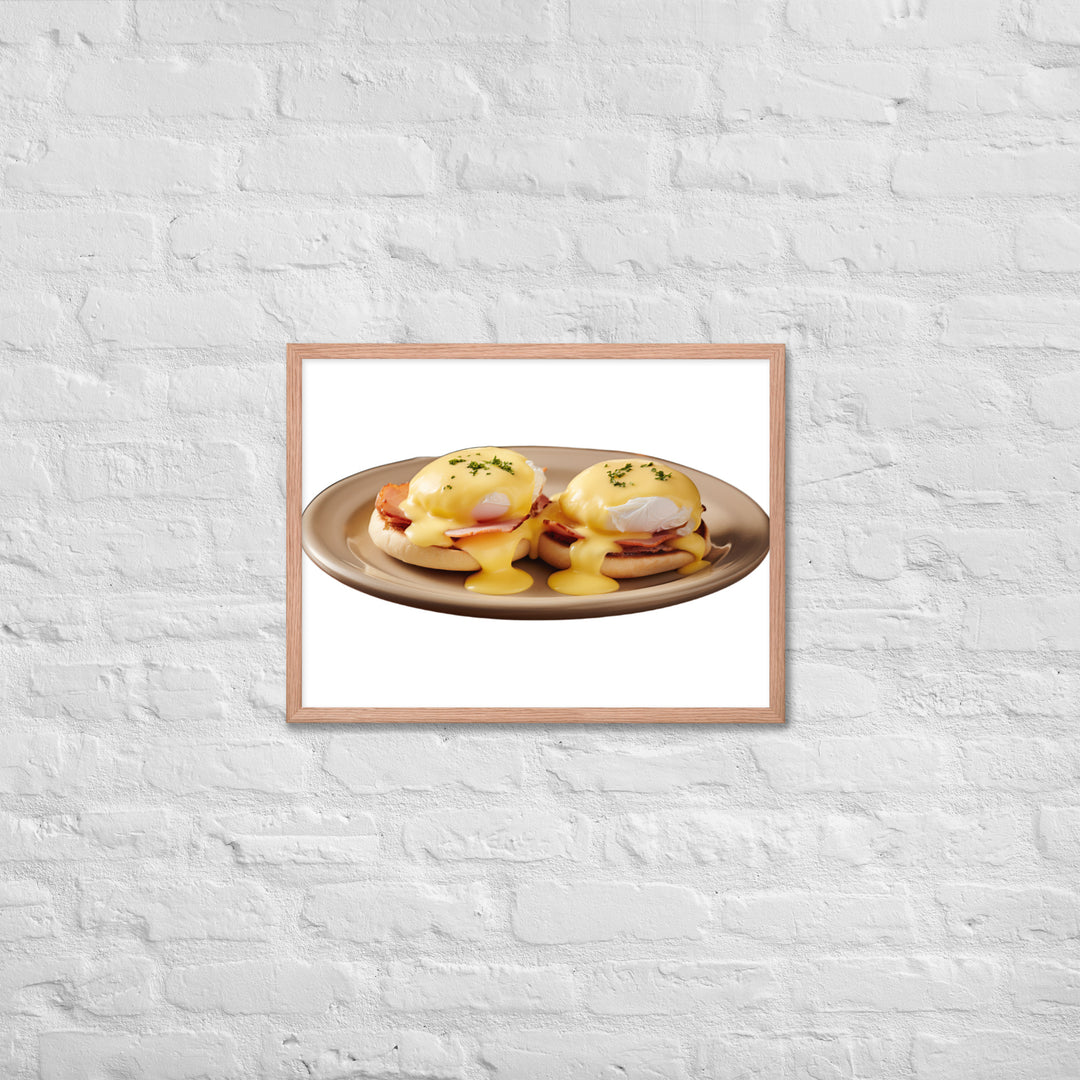 Classic Eggs Benedict Framed poster 🤤 from Yumify.AI