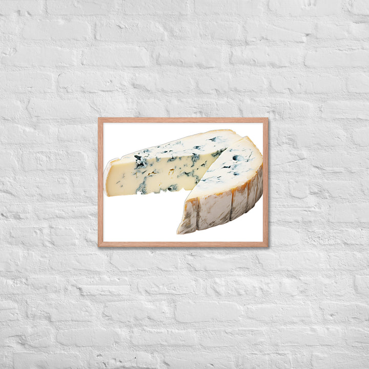 Blue Veins in Gorgonzola Framed poster 🤤 from Yumify.AI