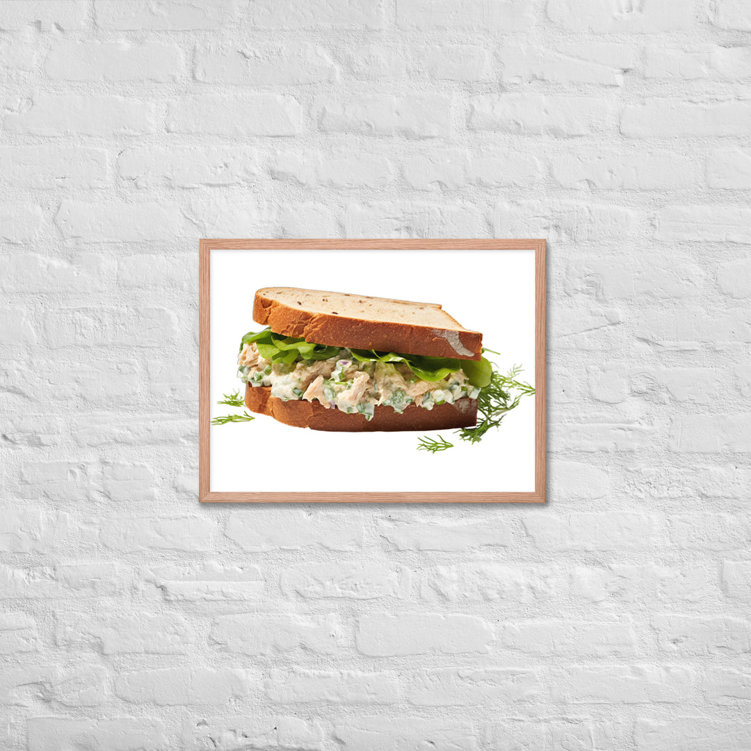 Tuna Salad Sandwich Framed poster 🤤 from Yumify.AI