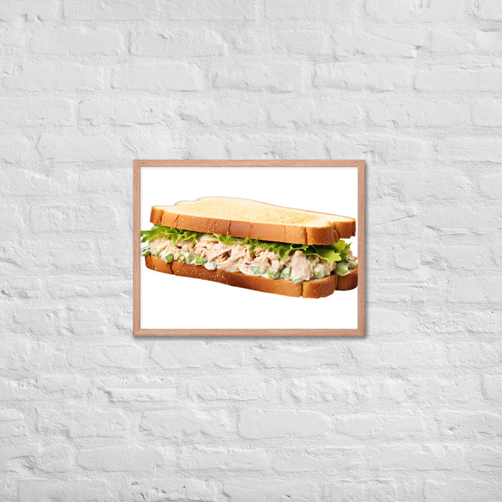 Tuna Salad Sandwich Framed poster 🤤 from Yumify.AI