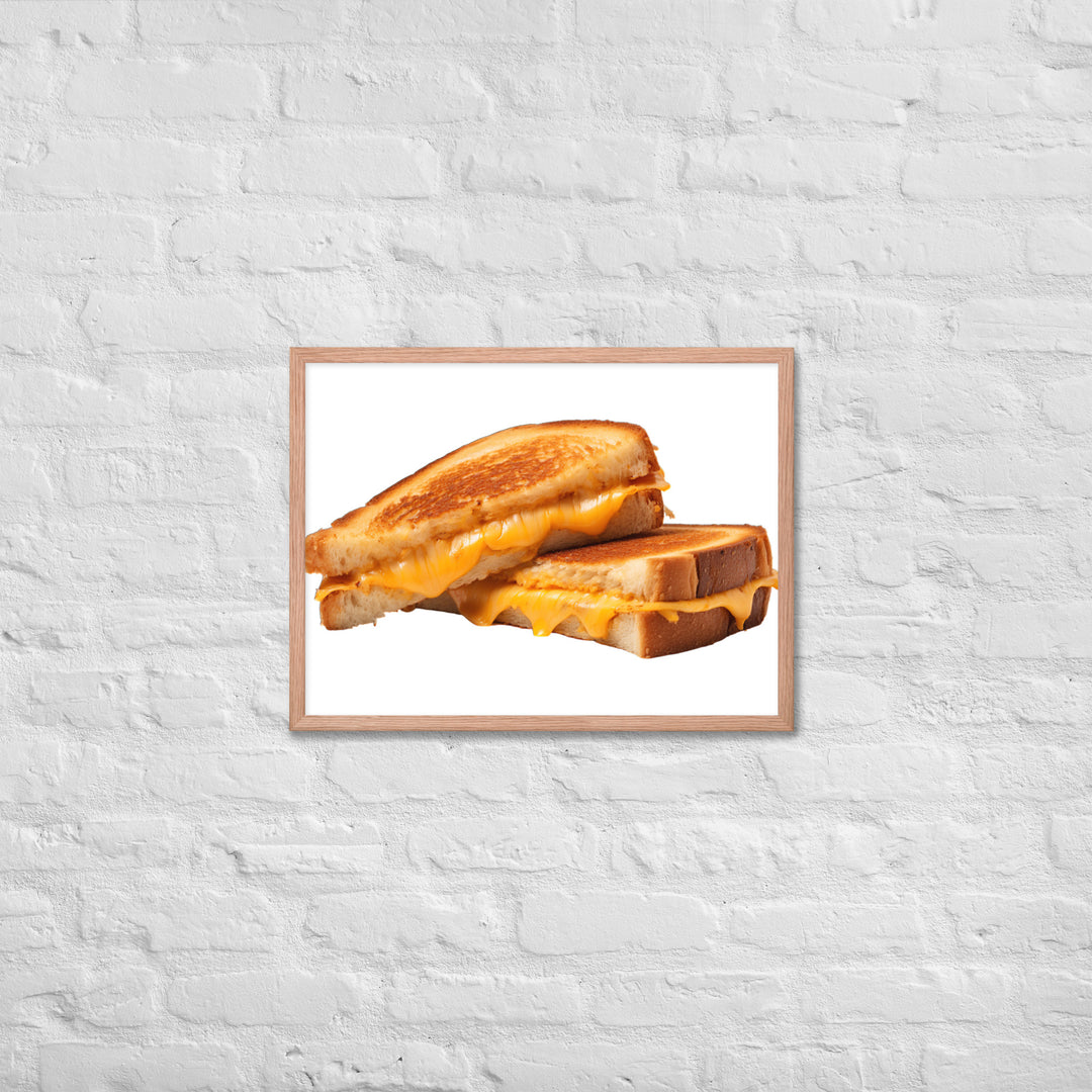 Grilled Cheese Sandwich Framed poster 🤤 from Yumify.AI