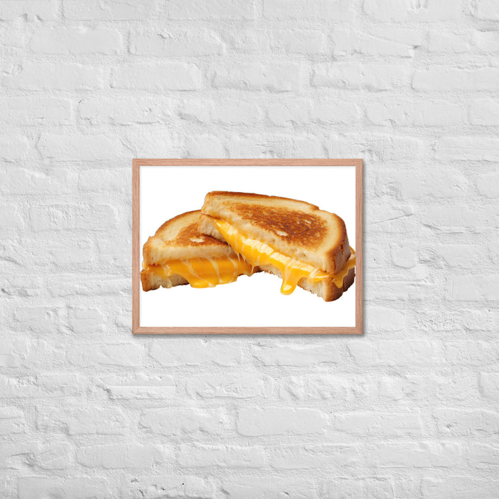 Grilled Cheese Sandwich Framed poster 🤤 from Yumify.AI