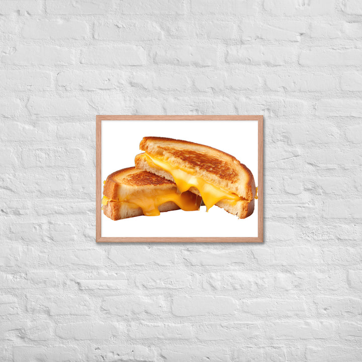 Grilled Cheese Sandwich Framed poster 🤤 from Yumify.AI