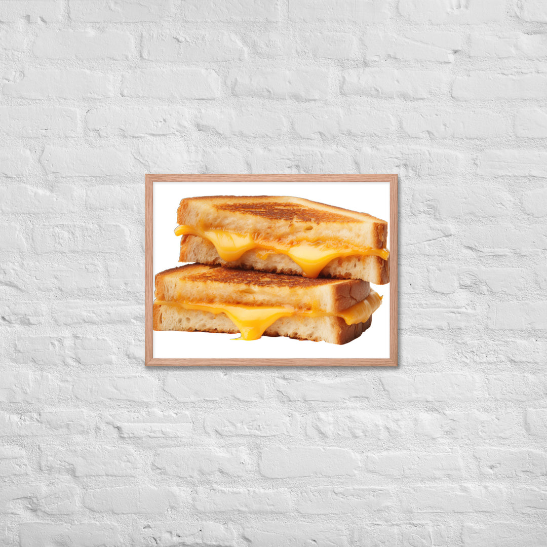 Grilled Cheese Sandwich Framed poster 🤤 from Yumify.AI