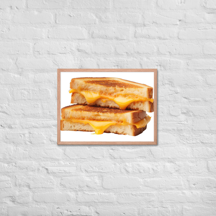 Grilled Cheese Sandwich Framed poster 🤤 from Yumify.AI