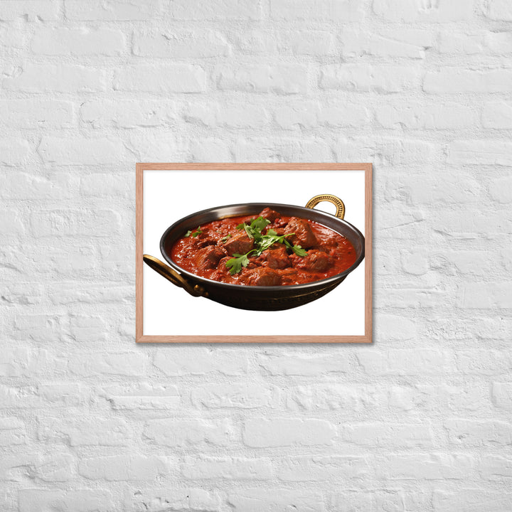 Mutton Rogan Josh Framed poster 🤤 from Yumify.AI