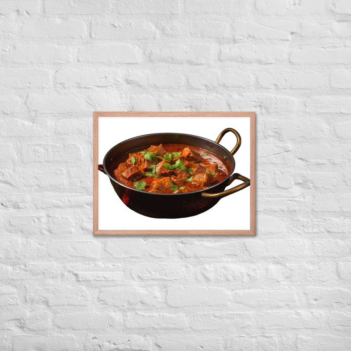 Mutton Rogan Josh Framed poster 🤤 from Yumify.AI