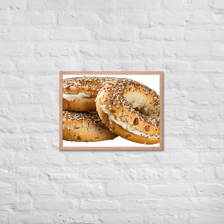 Everything Bagel Framed poster 🤤 from Yumify.AI