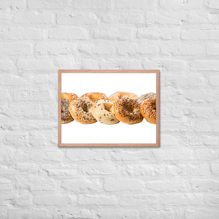 Everything Bagel Framed poster 🤤 from Yumify.AI