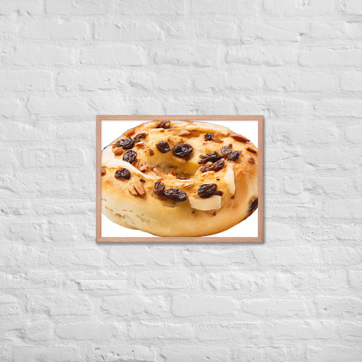 Cinnamon Raisin Bagel Framed poster 🤤 from Yumify.AI