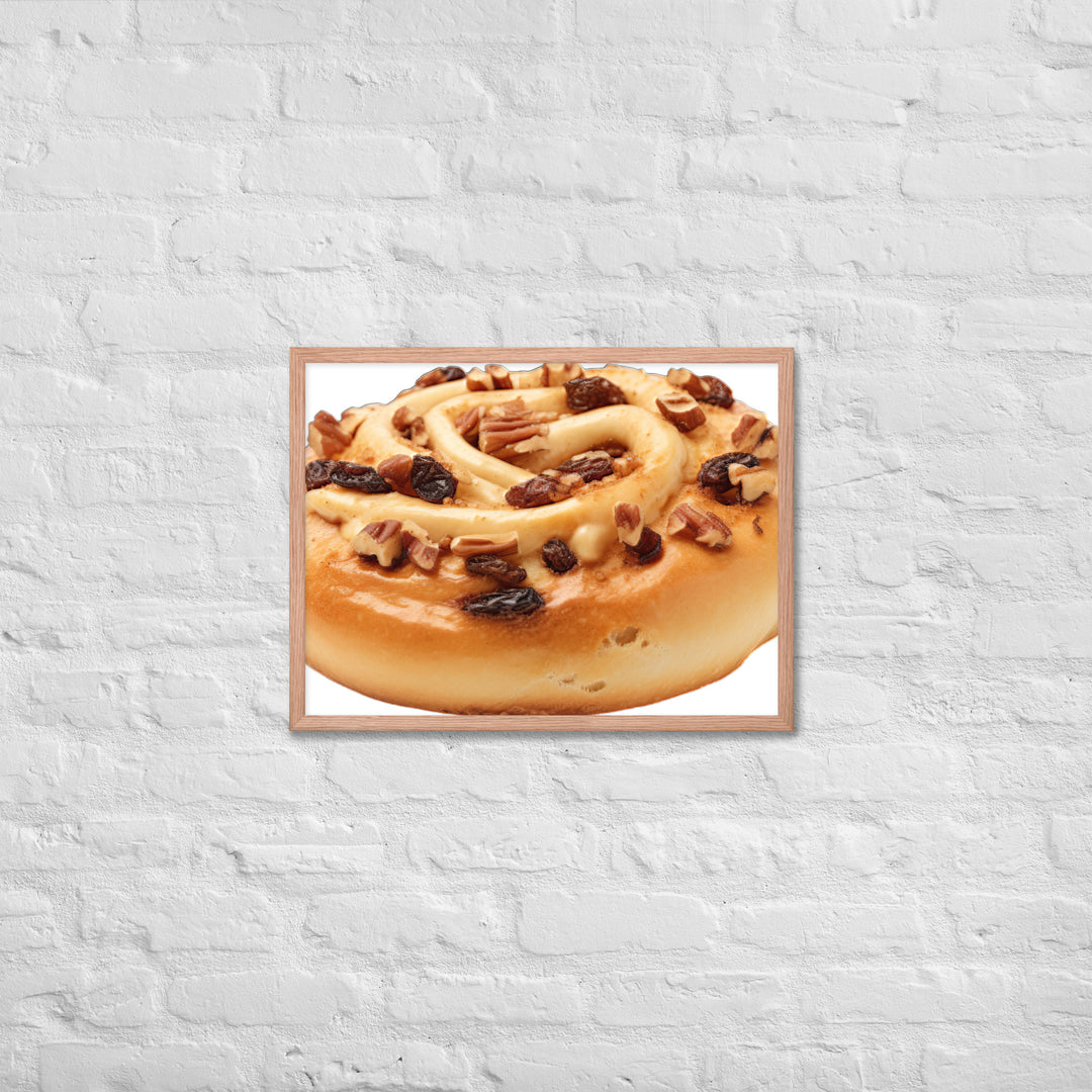 Cinnamon Raisin Bagel Framed poster 🤤 from Yumify.AI