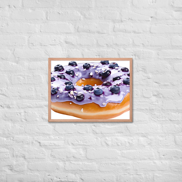 Blueberry Bagel Framed poster 🤤 from Yumify.AI