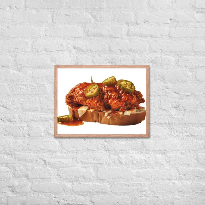 Nashville Hot Chicken Framed poster 🤤 from Yumify.AI