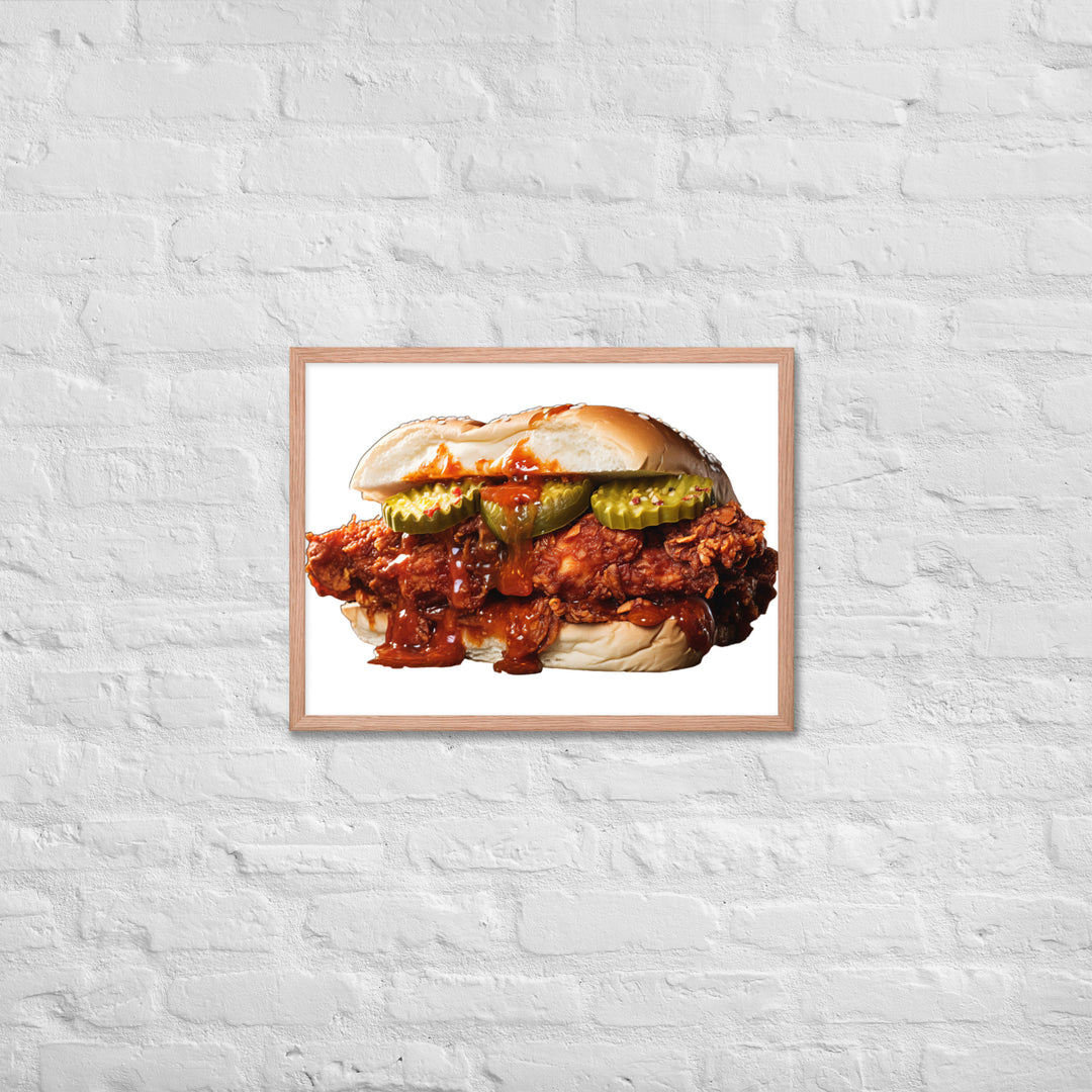 Nashville Hot Chicken Framed poster 🤤 from Yumify.AI