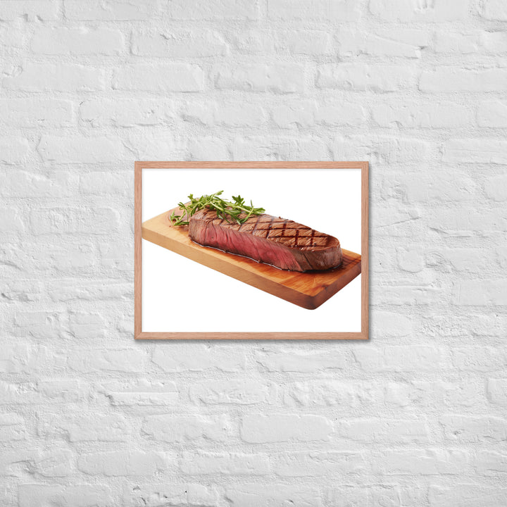 Sirloin Steak Framed poster 🤤 from Yumify.AI