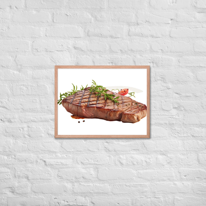 Sirloin Steak Framed poster 🤤 from Yumify.AI