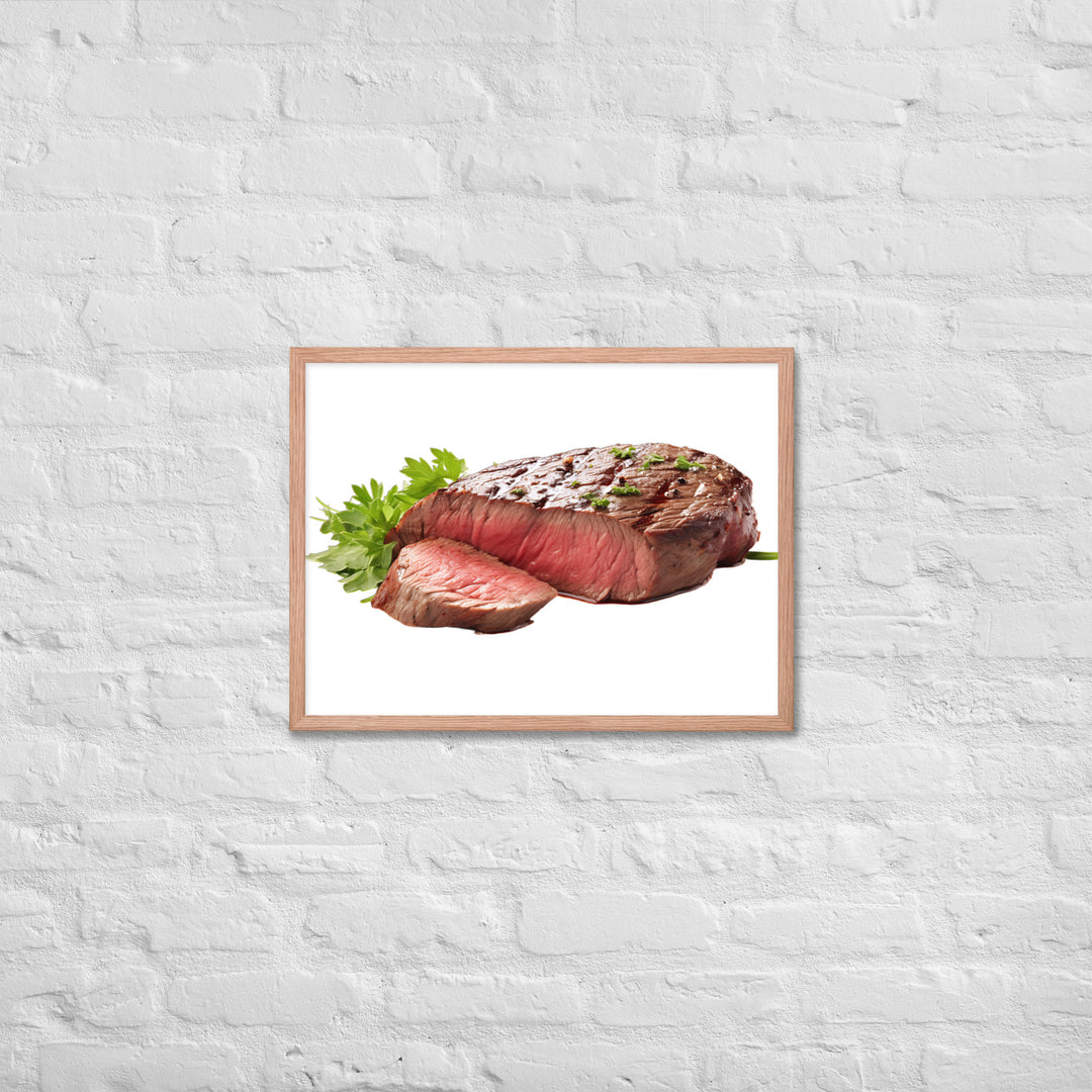 Sirloin Steak Framed poster 🤤 from Yumify.AI