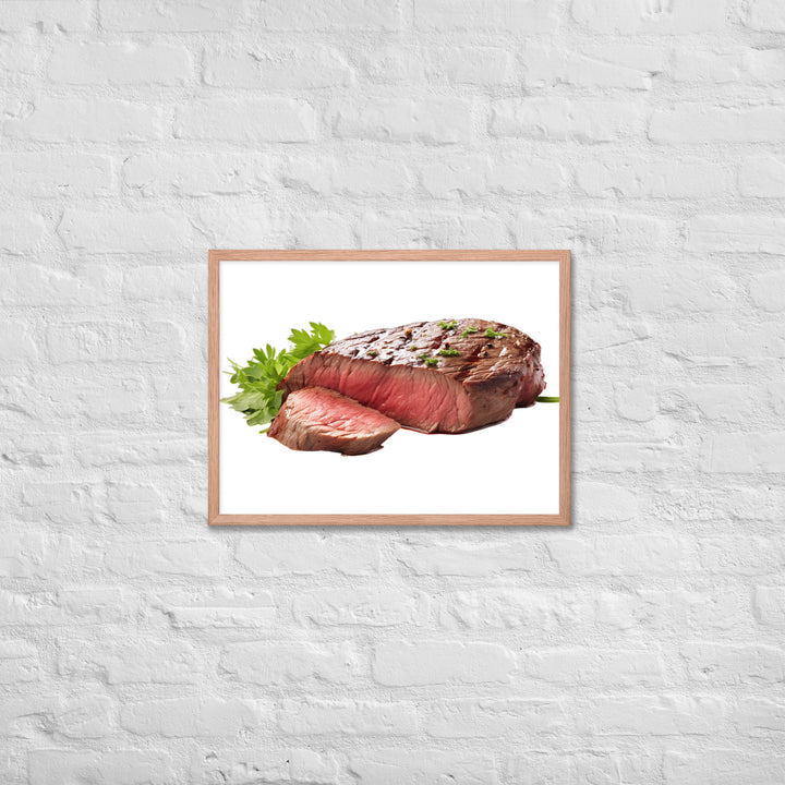 Sirloin Steak Framed poster 🤤 from Yumify.AI