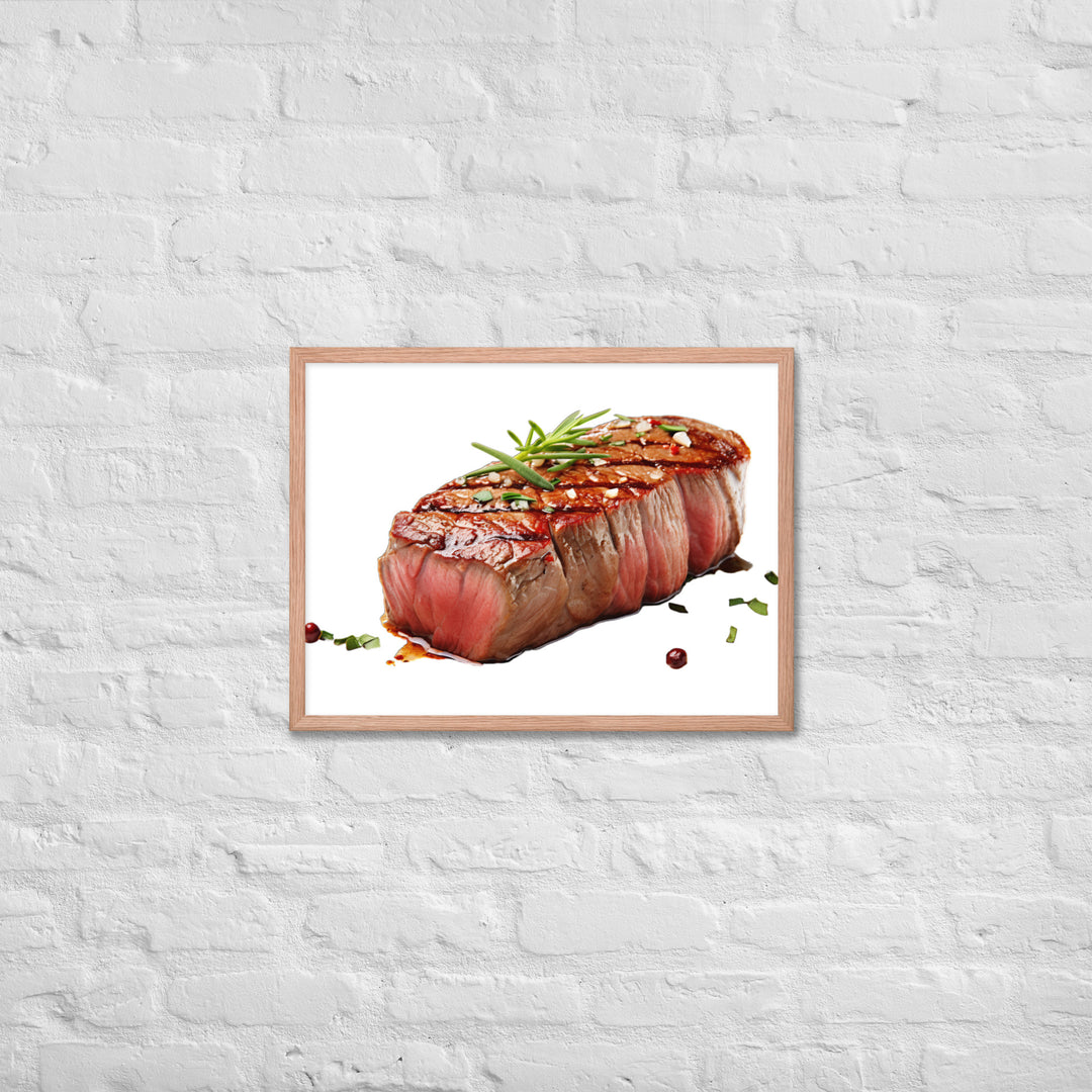 Fillet Mignon Elegance Framed poster 🤤 from Yumify.AI