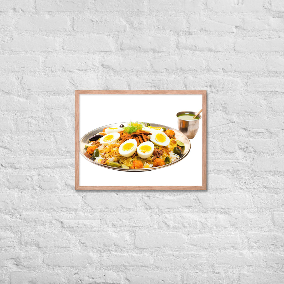 Hyderabadi Biryani Masterpiece Framed poster 🤤 from Yumify.AI